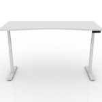 electronic-height-adjustable-table-curve-i-white-top-white-frame-prespective-2