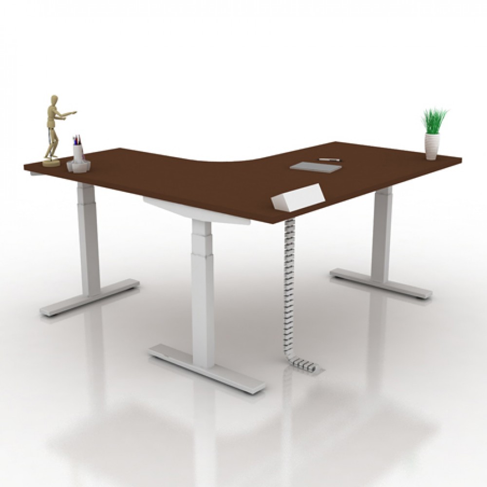 9am-pesk-smart-electric-height-adjustable-table-l-shape-dark-chocolate-top-white-frame