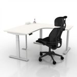 9am-pesk-smart-electric-height-adjustable-table-l-shape-white-top-white-frame-with-chair