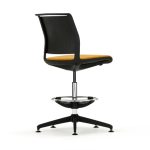 three-quarter side view of the armless Senator Ad-Lib counter stool