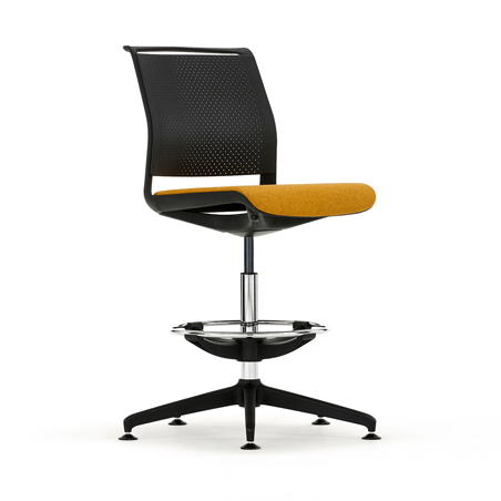 Ad-Lib Stool PP Back_ Fabric Seat 1