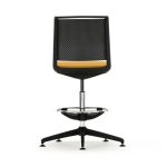 The armless Senator Ad-Lib counter stool, viewed from the rear