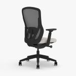 A rear three-quarter view of the Senator Ousby office chair