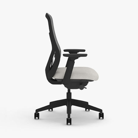 Side profile view of the Senator Ousby office chair