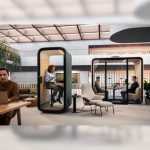Framery One Compact Work Pod - framery one compact design with people inside