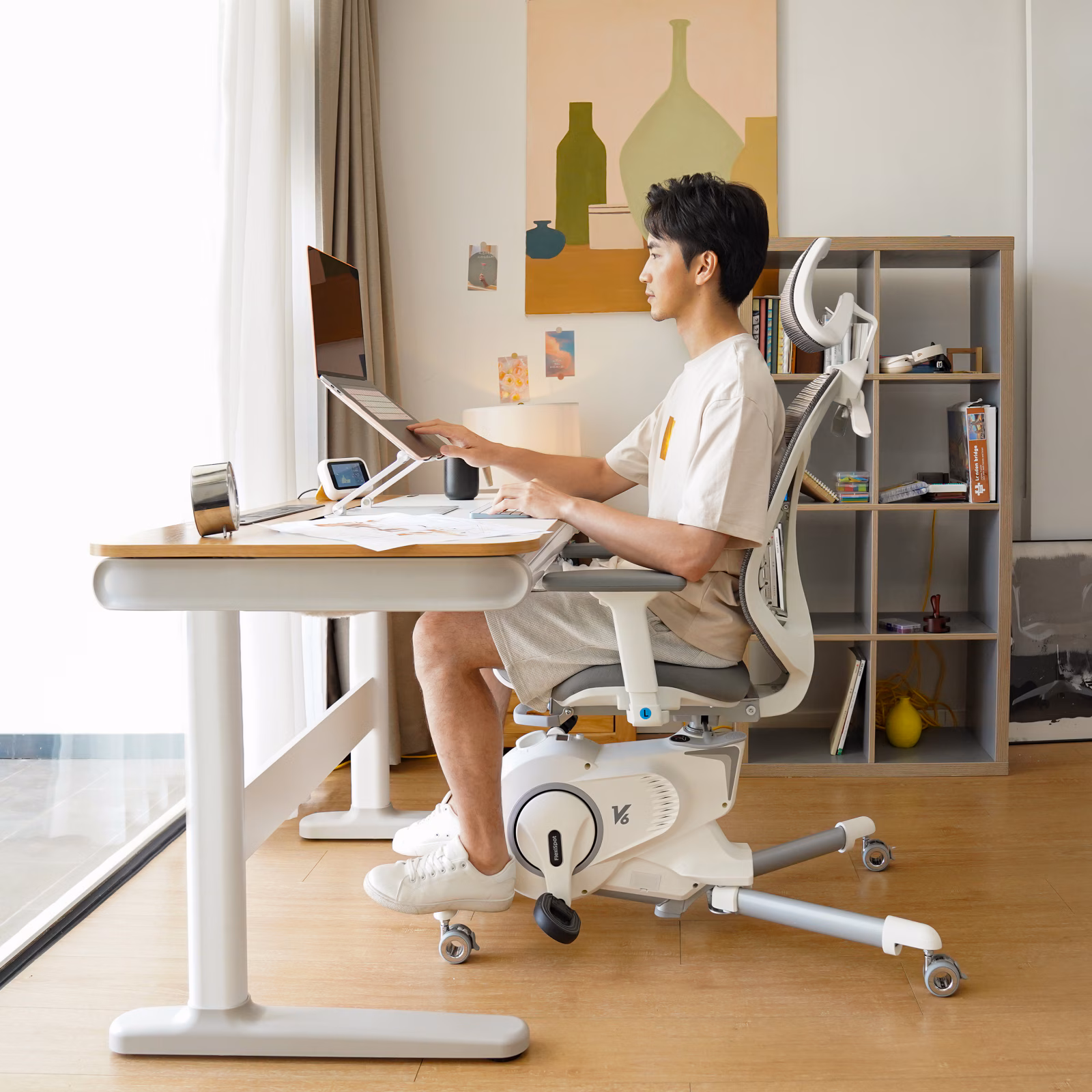 FlexiSpot V6 Intelligent Fitness Office Chair