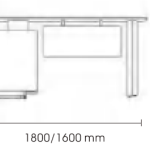 Kano Athan Executive Table - Size Measurement