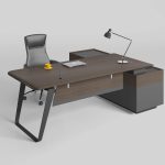 Kano Quzzi Executive Table - Dark Brown