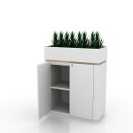 Planter Box with Storage Cabinet - Small Cabinet