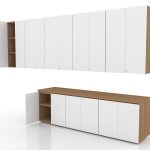 Customised Cabinets for Office - White Color