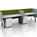 SQS Workstations - Green - Duo Workstation