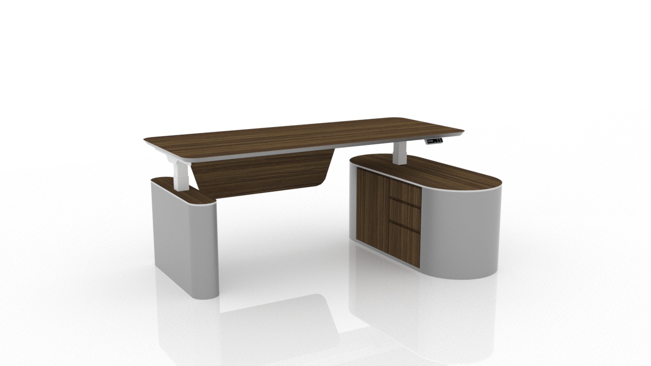 Customised Cluster Height Adjustable Table - Executive Office Work Table