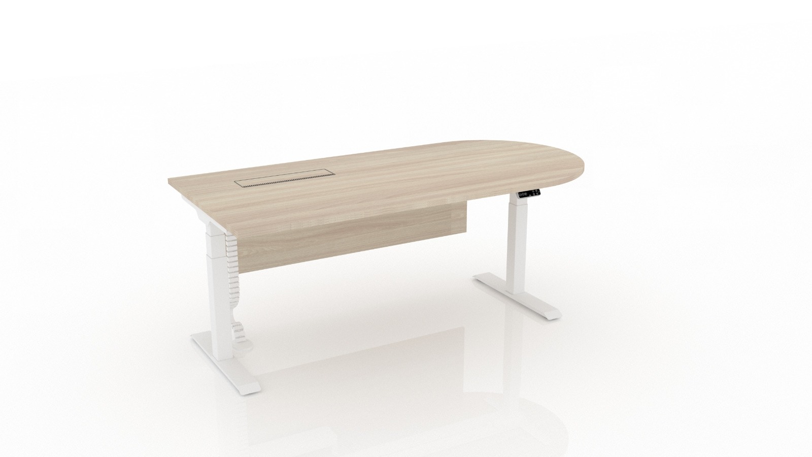 Customised Cluster Height Adjustable Table - Single Office Work Table