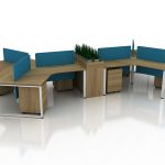 SQO Workstations - Office Table SG - Large Workstation